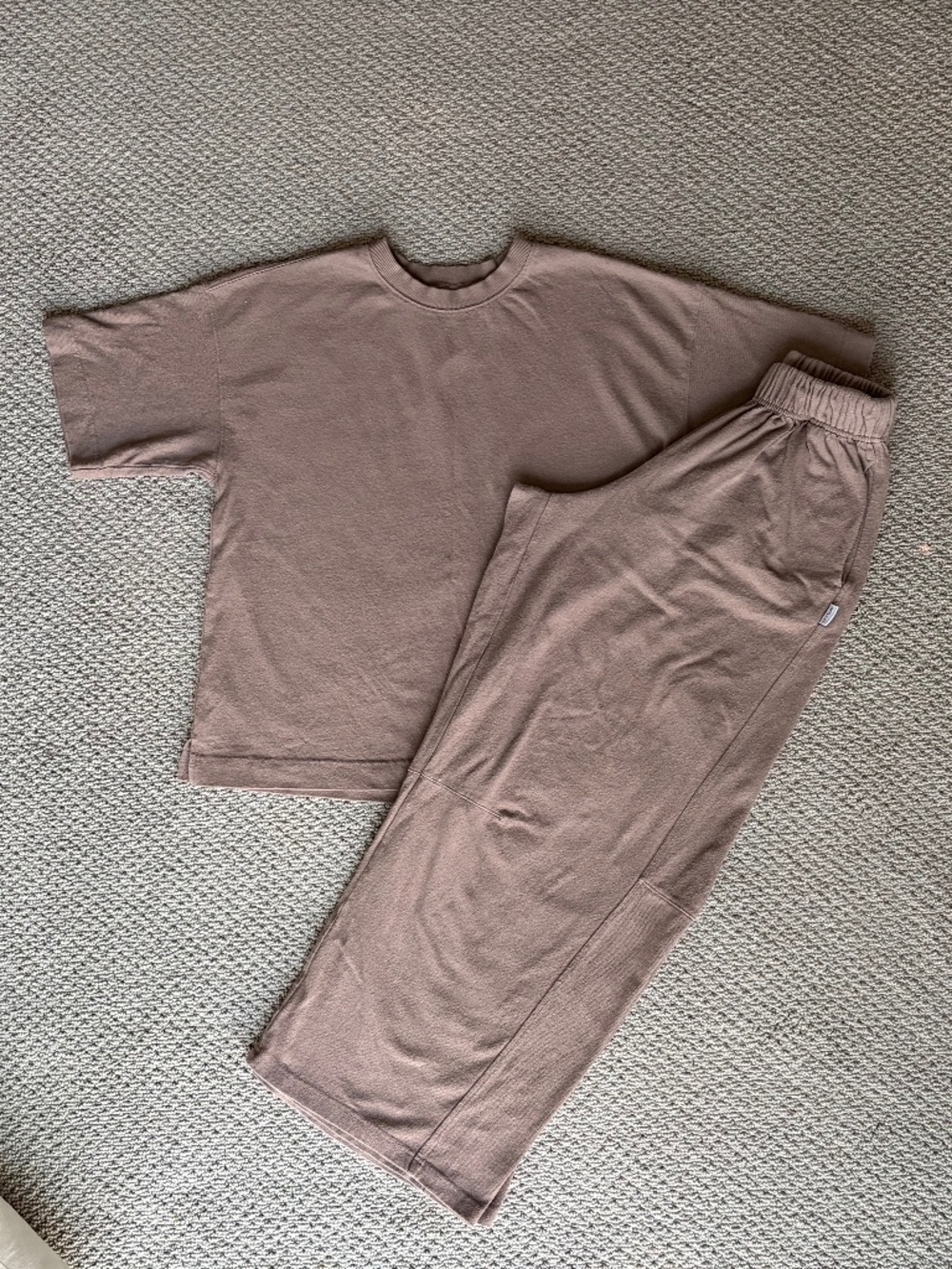 LE BON SHOPPE (set) Cotton Bare Pants & Jayden Tee Mushroom Small / XS - Picture 7 of 9